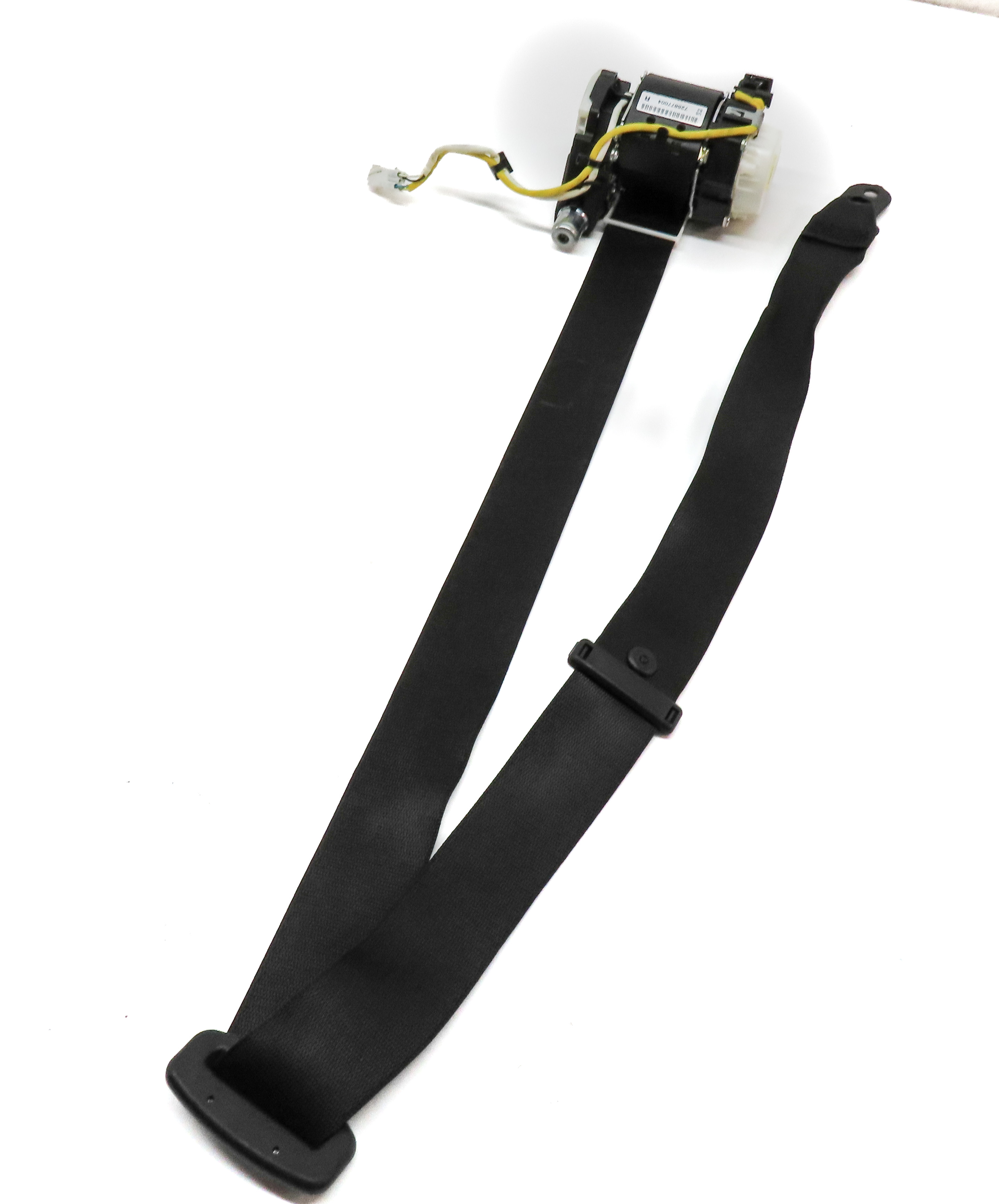 12-14 BMW 6 M6 (F06 F12 F13) RIGHT FRONT PASSENGER SEATBELT RETRACTOR (BLACK) — exact item pictured